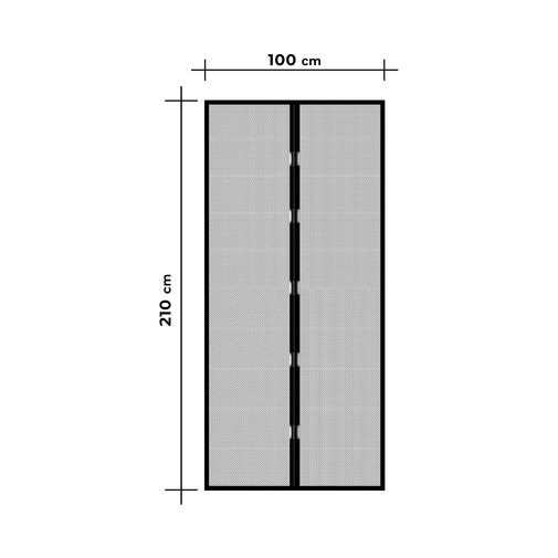 11398BK • Szúnyogháló függöny ajtóra