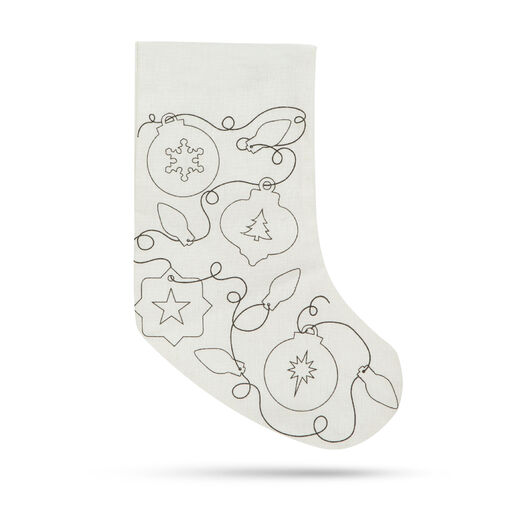 55996A • Színezhető mikulás zokni