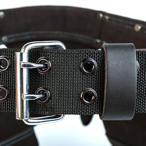 10260B • Professzionális bőr szerszámtartó öv - 7 zseb, 1 kalapácstartó, 4 ceruzatartó