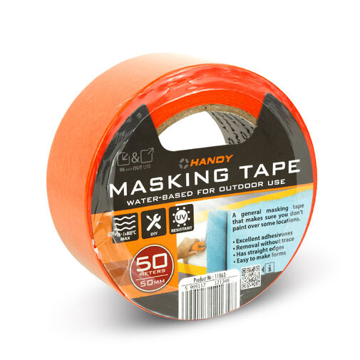 11063 • Maszkolószalag - vízbázisú - 50 m x 50 mm - sárga - kültéri