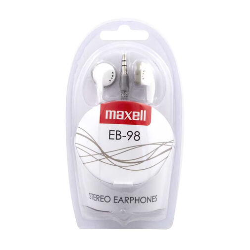 52040WH • Maxell EB-98 fülhallgató - 3,5 mm jack - 120 cm - fehér