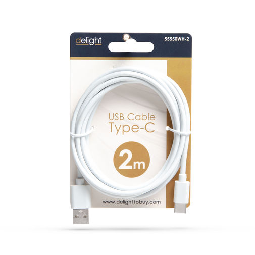 55550WH-2 • Adatkábel - USB Type-C - fehér - 2 m