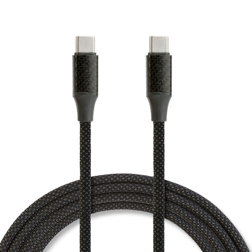 55551BK-1 • Adatkábel - Type-C / Type-C - mágneses - fekete - 1m - 3A - 60W