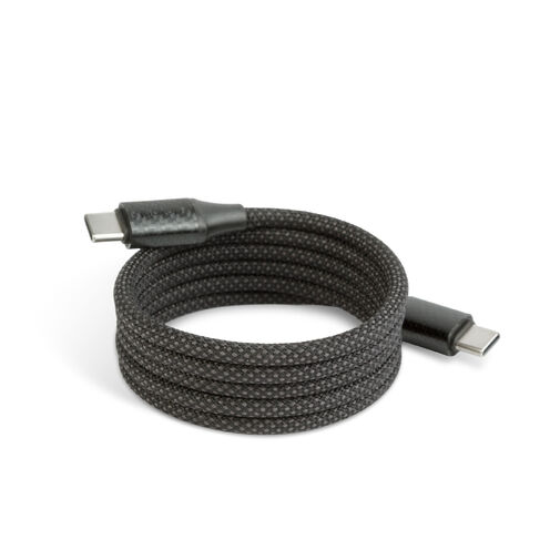 55551BK-1 • Adatkábel - Type-C / Type-C - mágneses - fekete - 1m - 3A - 60W