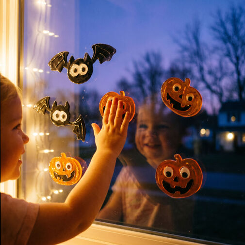 56613 • Halloween gél ablakmatrica szett - 50 x 15 cm - 2 féle