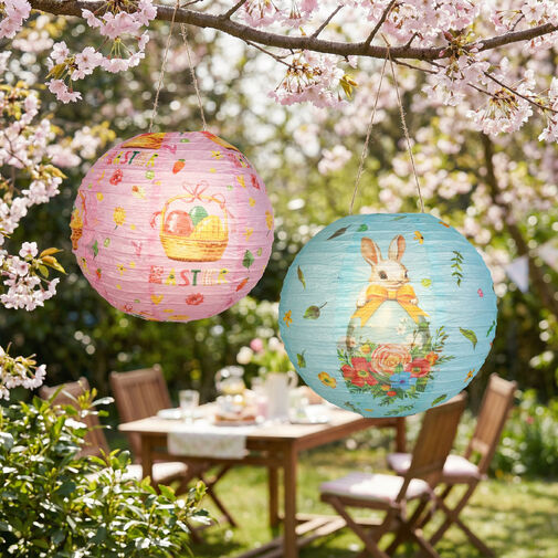 57989 • Húsvéti dekoráció - lampion - papír - Ø30 cm