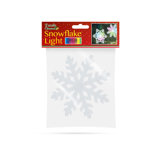 58063 • Világító hópehely - RGB LED-del - 10 cm