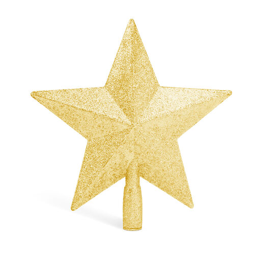 58065A • Karácsonyfa csúcsdísz - csillag alakú - 20 x 19 cm - arany
