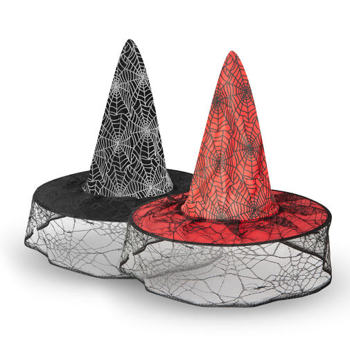 58152 • Halloween-i boszorkány kalap - 2 szín - poliészter - 38 cm