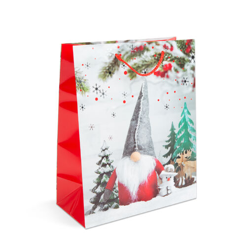 58302 • Karácsonyi ajándéktasak - papír - 265 x 127 x 330 mm - 4 féle / csomag - 12 db / csomag