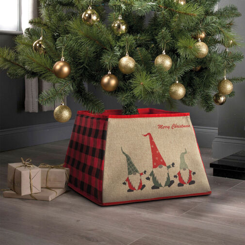58557A • Karácsonyfatalp takaró - manós - 55 x 26 cm