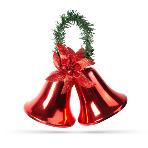 58609A • Karácsonyi dekor - harang - piros színben