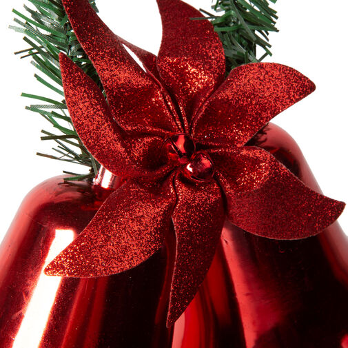 58609A • Karácsonyi dekor - harang - piros színben