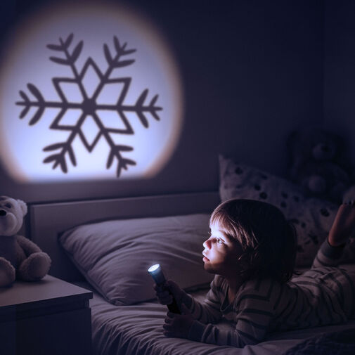 59721 • Karácsonyi zseblámpa - LED-es, 5 féle világítási minta