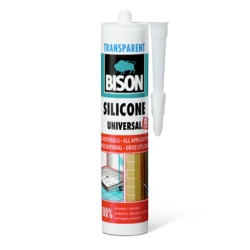 B03391 • Bison Univerzális szilikon, átlátszó, 280ml