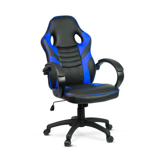 BMD1109BL • Gamer szék karfával - kék - 71 x 53 cm / 53 x 52 cm