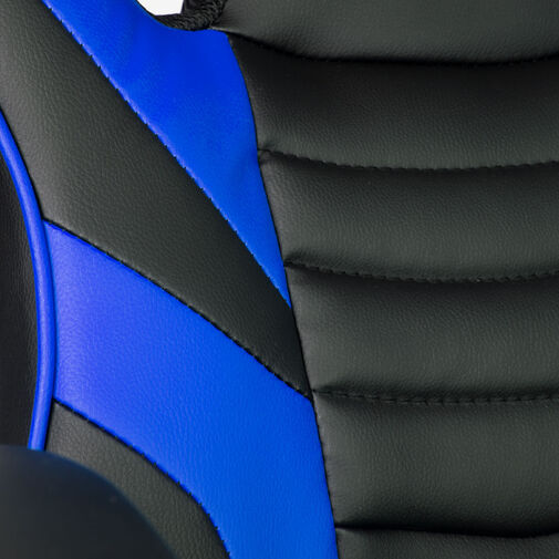 BMD1109BL • Gamer szék karfával - kék - 71 x 53 cm / 53 x 52 cm
