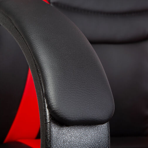 BMD1109RD • Gamer szék karfával - piros - 71 x 53 cm / 53 x 52 cm