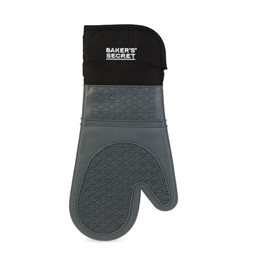 BS40108 • Baker's Secret konyhai sütőkesztyű - szilikon - 38,5 cm - szürke