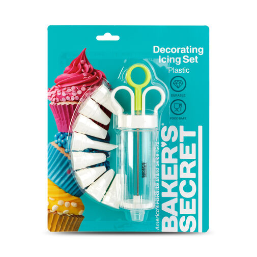 BS40576 • Baker's Secret süteménydíszítő szett - műanyag - 22 x 18 x 6,6 cm