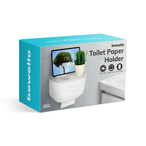 BW3002 • WC-papír tartó szekrény - fehér - 210 x 135 x 135 mm
